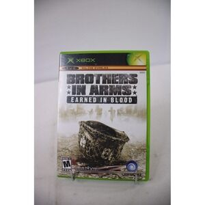 Brothers in Arms Earned in Blood Xbox Video Game Disc Case Manual